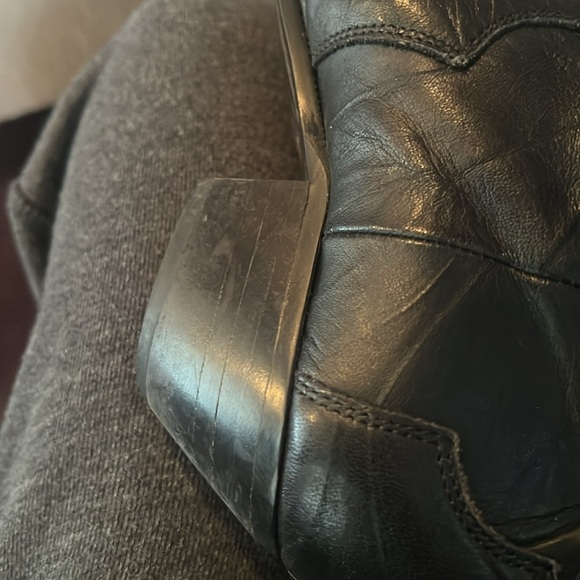 Vintage Dingo Black Ankle western Boots with Fringe and size 5 - Picture 4 of 4